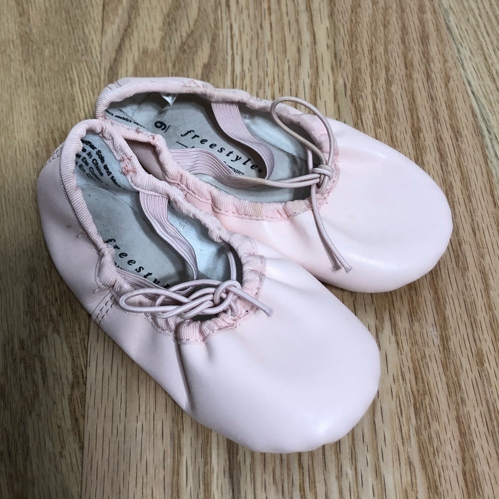 Freestyle Girls Ballerina Shoes Sz 9 Toddler Pink